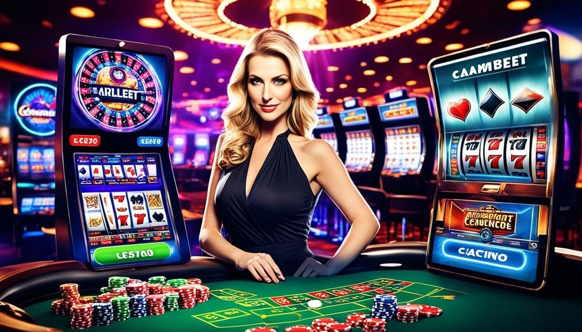 Slot games collection on vip game showing various themed slot machines